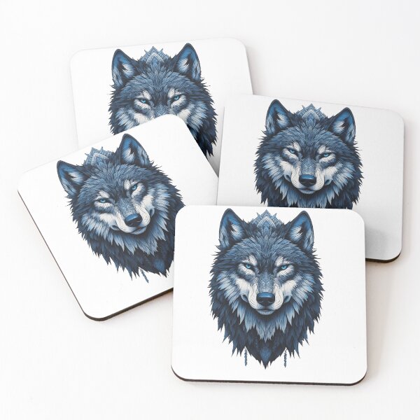 Item preview, Arctic Alpha — Mystic Wolf Portrait Fine Art Print & T-Shirt Design designed and sold by GrowNest.