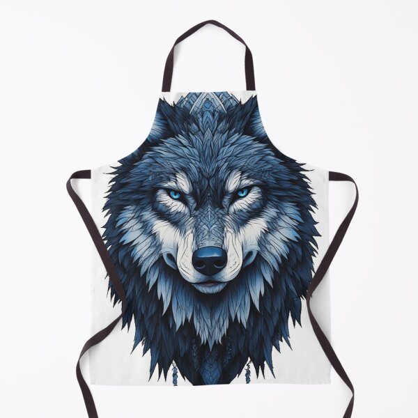 Item preview, Arctic Alpha — Mystic Wolf Portrait Fine Art Print & T-Shirt Design designed and sold by GrowNest.