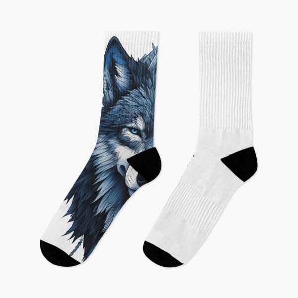 Item preview, Arctic Alpha — Mystic Wolf Portrait Fine Art Print & T-Shirt Design designed and sold by GrowNest.