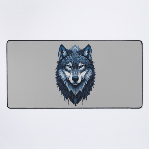Item preview, Arctic Alpha — Mystic Wolf Portrait Fine Art Print & T-Shirt Design designed and sold by GrowNest.