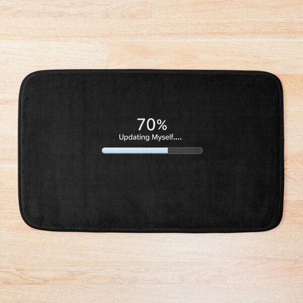Item preview, 70% Updating Myself Minimalist Tech Progress Art designed and sold by artlife4.