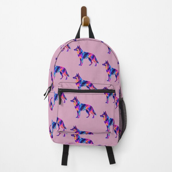 Item preview, Neon Dog German Shepherd Abstraction Graphic. designed and sold by byaga.