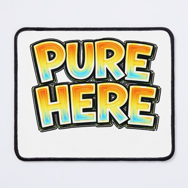 Item preview, PURE HERE – hand drawn childlike typography designed and sold by Mac Sketches.
