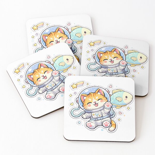 Item preview, Astronaut cat designed and sold by DripAndDrift.
