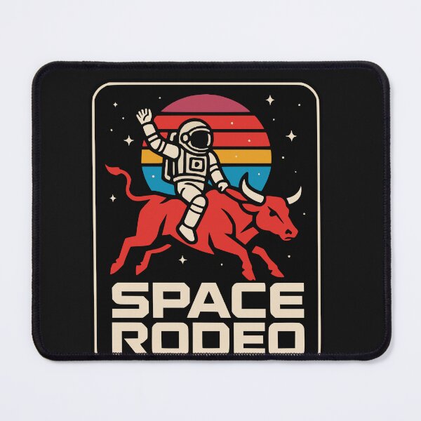 Item preview, Retro Astronaut Steer Wild Ride Galaxy designed and sold by Tsugraf Designs.