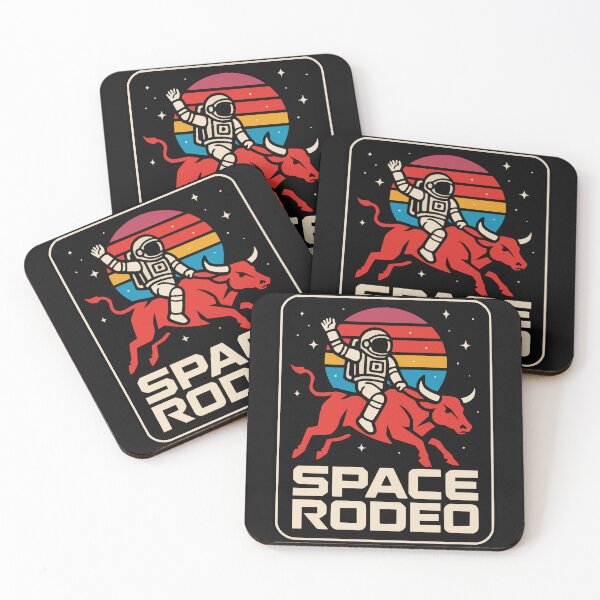 Item preview, Retro Astronaut Steer Wild Ride Galaxy designed and sold by Tsugraf Designs.