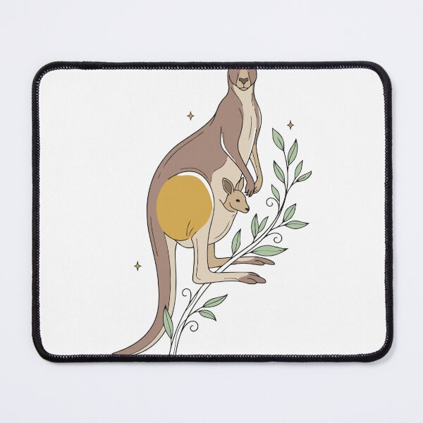 Item preview, Mystical Celestial Kangaroo Mother and Joey Art designed and sold by BestChoiceService.
