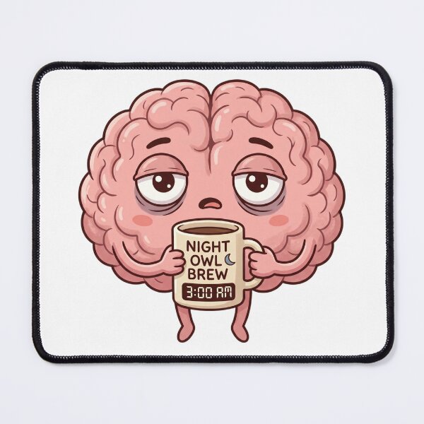 Item preview, Funny ADHD Brain Shirt – Night Owl Brew 3AM Coffee | Neurodivergent Humor Design designed and sold by Joruproyect.