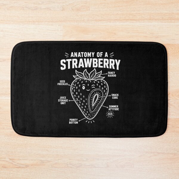 Item preview, Anatomy of a Strawberry Funny Fruit Diagram designed and sold by Text2tee.