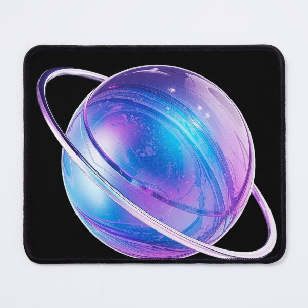 Item preview, Iridescent Liquid Crystal Planet with Rings designed and sold by Quotable Gear.