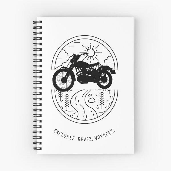 Item preview, Adventure Trail Motorcycle - Explore, Dream, Travel - Vintage Badge designed and sold by RemyADVShop.