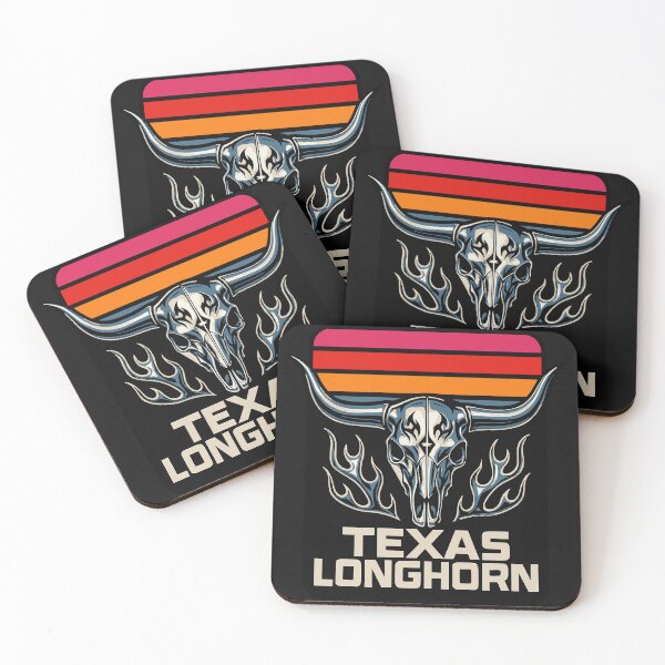 Item preview, Texas Bull Skull Retro Sunset Western designed and sold by Tsugraf Designs.