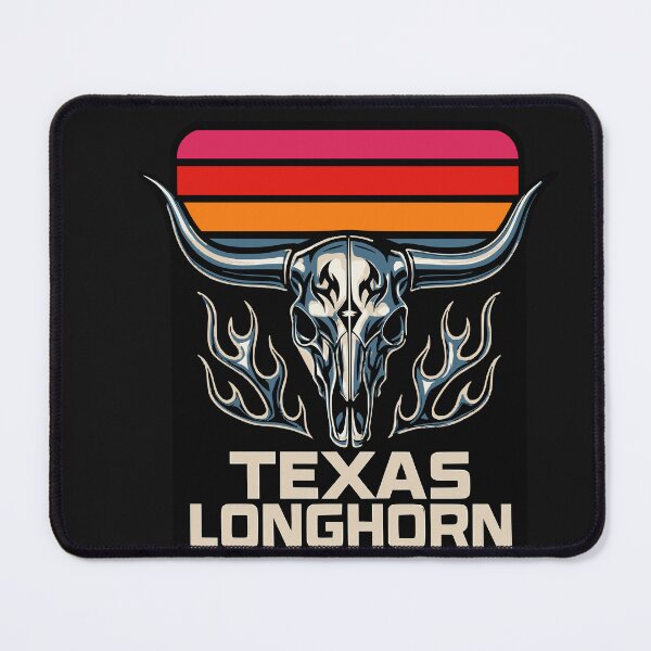 Item preview, Texas Bull Skull Retro Sunset Western designed and sold by Tsugraf Designs.