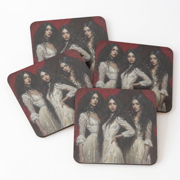 Item preview, Three Witches Coven Gothic Lace Art designed and sold by DarkHolyQueen.