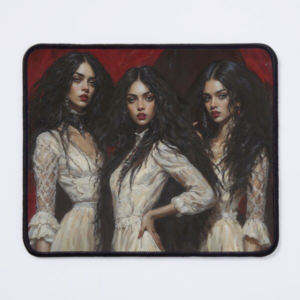 Item preview, Three Witches Coven Gothic Lace Art designed and sold by DarkHolyQueen.