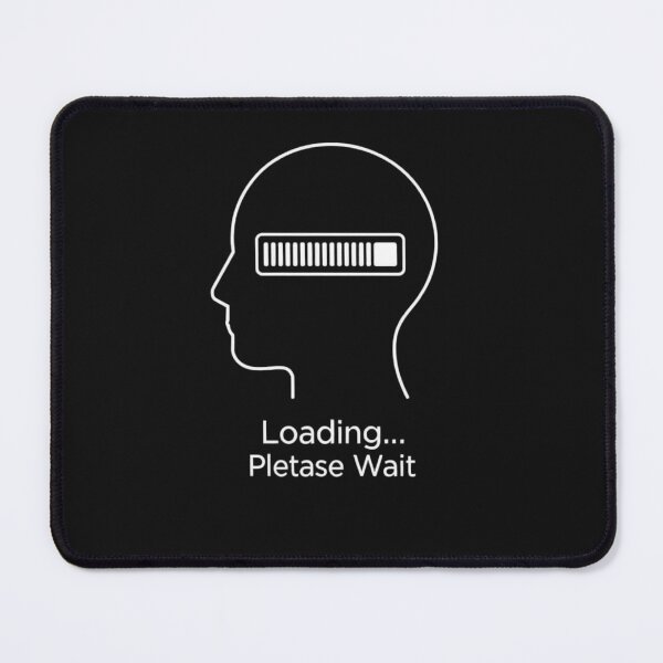 Item preview, Loading Please Wait Minimalist Brain Progress Art designed and sold by artlife4.
