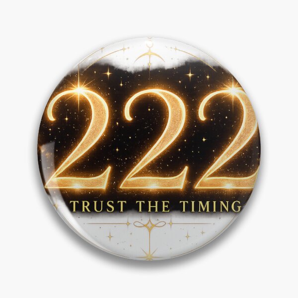 Item preview, 222 Trust the Timing Sticker – Angel Number Spiritual Glow Design designed and sold by Puraenergia Stickers.