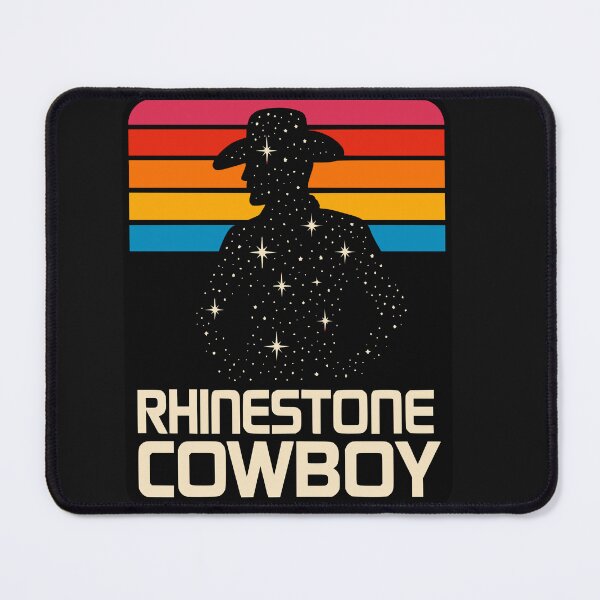 Item preview, Starry Cowboy Silhouette Retro Sunset Stripes designed and sold by Tsugraf Designs.