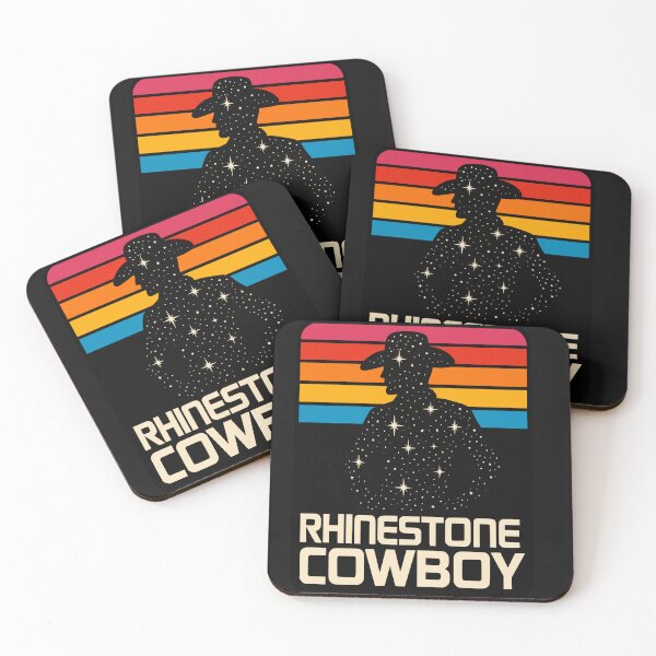Item preview, Starry Cowboy Silhouette Retro Sunset Stripes designed and sold by Tsugraf Designs.