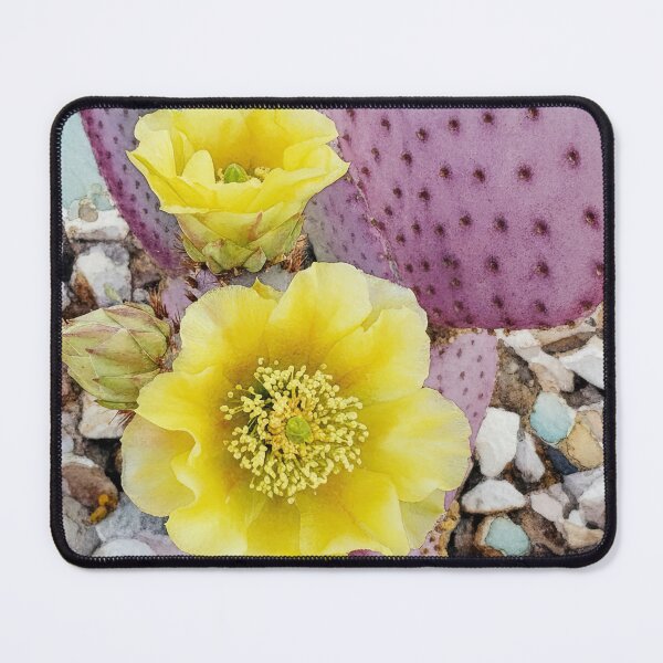 Item preview, Purple Cactus Blossom Watercolor – Prickly Pear Flower Art | Desert Botanical Wall Art designed and sold by Tempraneo Photo.