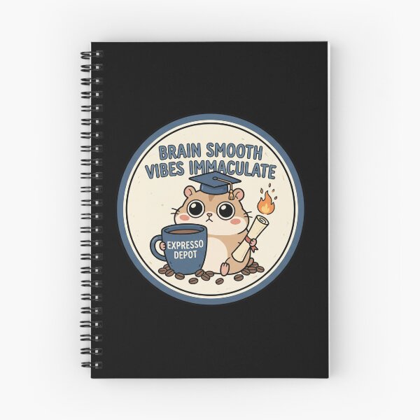 Item preview, Brain Smooth Vibes Immaculate - Funny Burnout Graduation Hamster designed and sold by MVPtech.