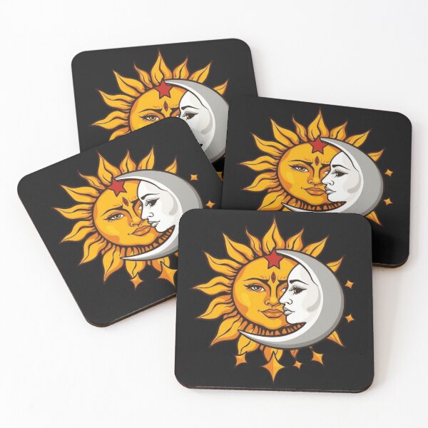 Item preview, Celestial Sun and Moon Vintage Aesthetic Art designed and sold by artlife4.