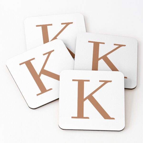 Artikelvorschau, Brown K Initial entworfen und verkauft von Ruby Power.