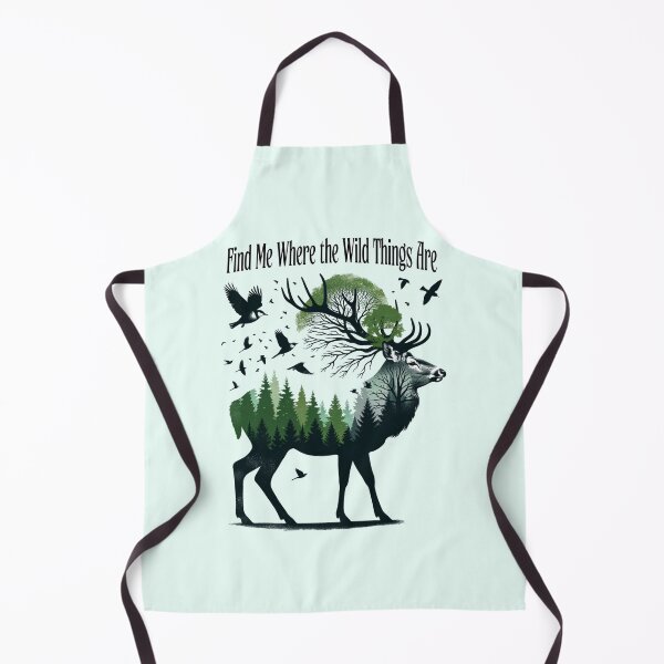 Item preview, Find Me Where the Wild Things Are – Majestic Deer Forest Silhouette Design designed and sold by Sachie's Studio.