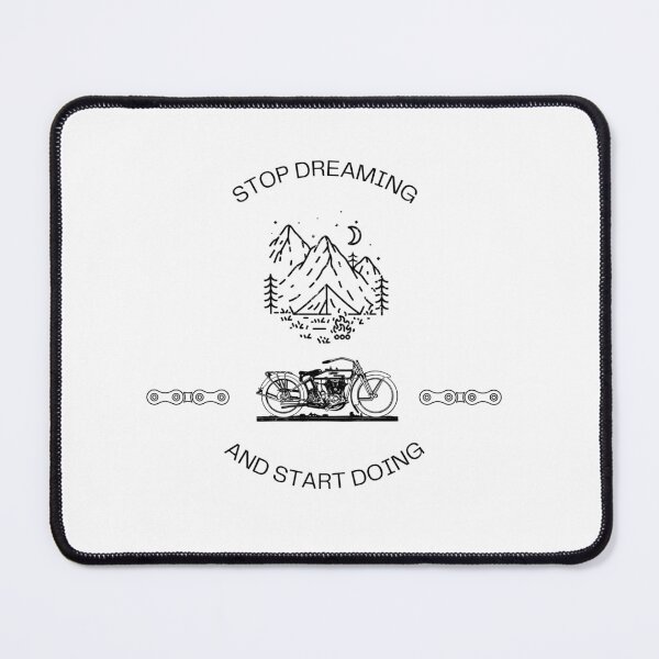 Item preview, Stop Dreaming Start Doing - Bivouac Moto Aventure designed and sold by RemyADVShop.