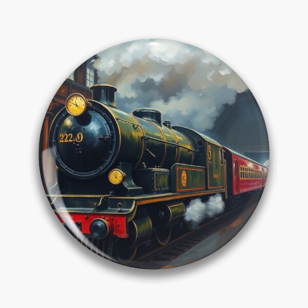 Item preview, Nalawort railway station, in the style of Renoir. designed and sold by oldMastersofart.