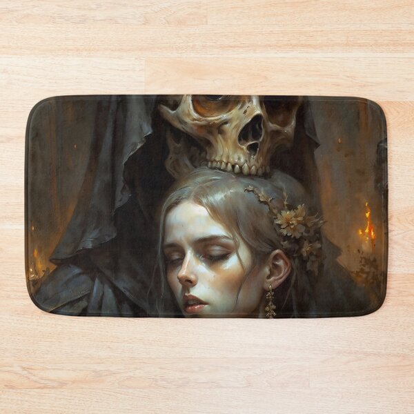 Item preview, Thought Eater Gothic Skull Maiden Art designed and sold by DarkHolyQueen.