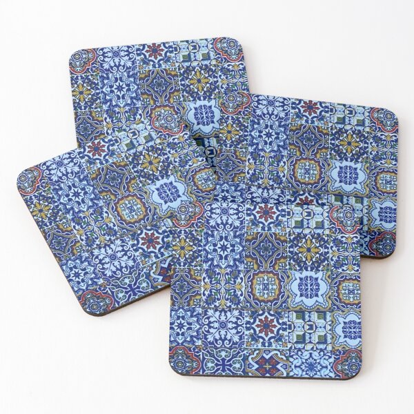 Item preview, Valencia Tile Patterns | Mediterranean Spain Cultural Heritage Design designed and sold by Based History.