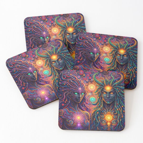 Item preview, Lab Visions 010: The Twin Serpent Beings designed and sold by The Psychedelic Anarchist.