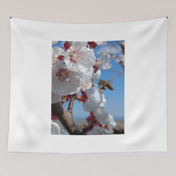 Item preview, Biene an Frühlingsblüten – Natur in Bewegung designed and sold by Wanderlicht.