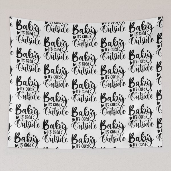 Item preview, Baby Its Cold Outside Christmas - Positive Joyful Winter Holiday Gift designed and sold by FuzionRaptor.