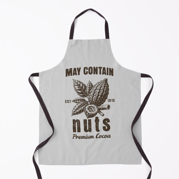 Item preview, "May Contain Nuts" funny nut allergy men's shirt designed and sold by RedSea1958.