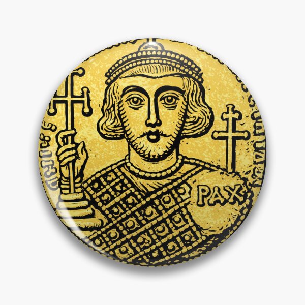 Item preview, Justinian II Byzantine Emperor Solidus Coin | Byzantium Gold Coins Alternate designed and sold by Based History.