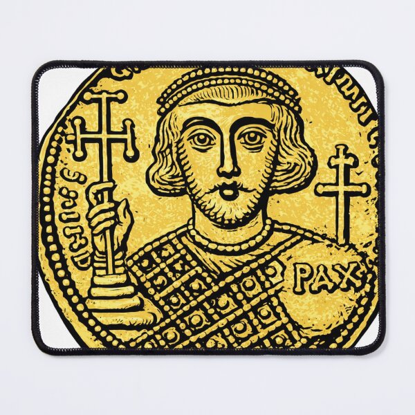 Item preview, Justinian II Byzantine Emperor Solidus Coin | Byzantium Gold Coins Alternate designed and sold by Based History.