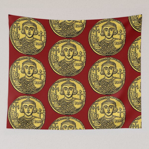 Item preview, Justinian II Byzantine Emperor Solidus Coin | Byzantium Gold Coins Alternate designed and sold by Based History.