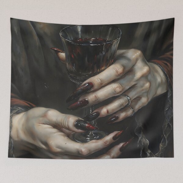Item preview, Drink For The Vampire Gothic Hands Art designed and sold by DarkHolyQueen.