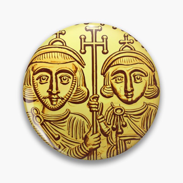 Item preview, Justinian II, Tiberius IV Byzantine Emperor Solidus Coin | Roman Byzantium Gold Coins Alternate designed and sold by Based History.