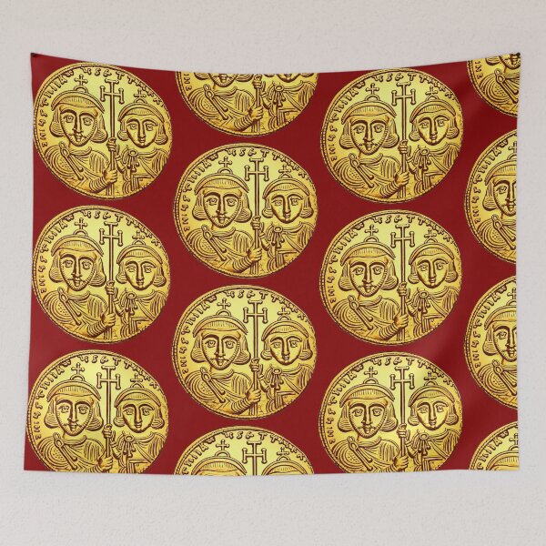 Item preview, Justinian II, Tiberius IV Byzantine Emperor Solidus Coin | Roman Byzantium Gold Coins Alternate designed and sold by Based History.