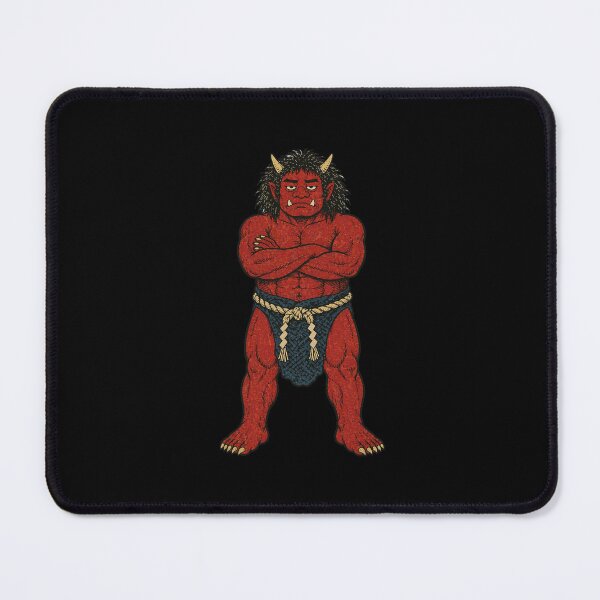 Item preview, Oni Bouncer Japanese Woodblock Ukiyo-e Character Art designed and sold by Planthem.