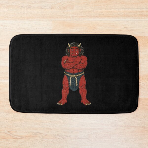 Item preview, Oni Bouncer Japanese Woodblock Ukiyo-e Character Art designed and sold by Planthem.