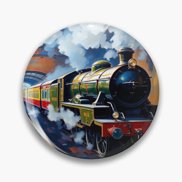 Item preview, Heathfield raiway station, in the style of Renoir. designed and sold by oldMastersofart.