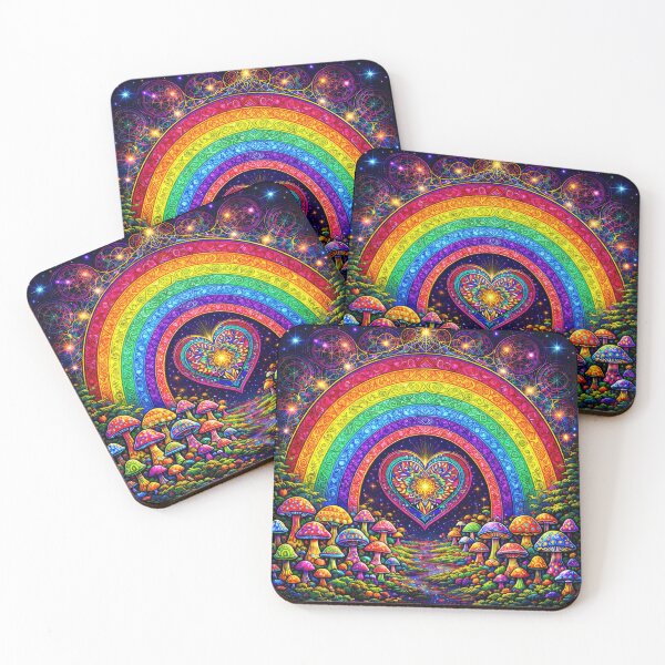 Item preview, Lab Visions 012: Rainbow Heart Realm designed and sold by The Psychedelic Anarchist.