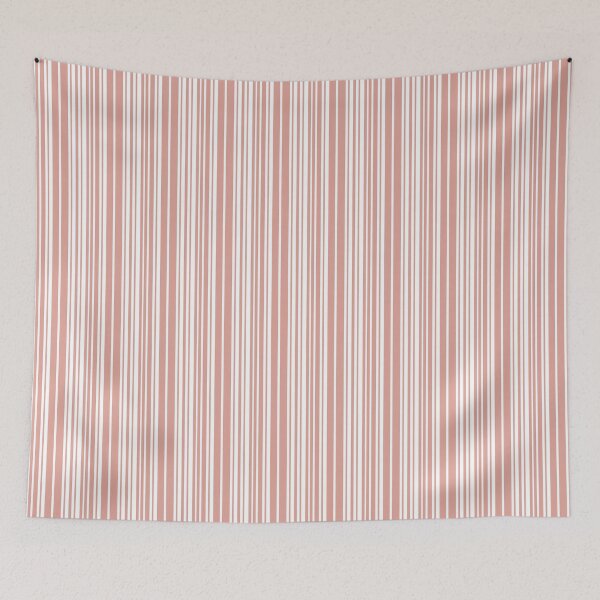 Item preview, Uneven Pink and White Stripes Pattern designed and sold by iCraftCafe.
