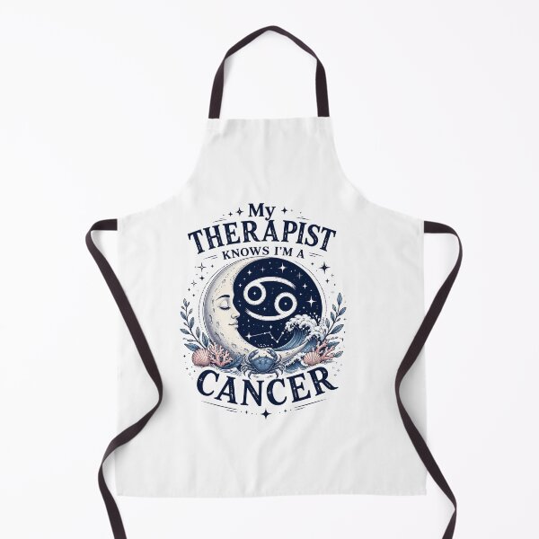 Artikelvorschau, Meine Therapeutin weiß, dass ich Krebs bin | Humorvolles Sternzeichen-Astrologie-T-Shirt entworfen und verkauft von ZorviqueStudio.
