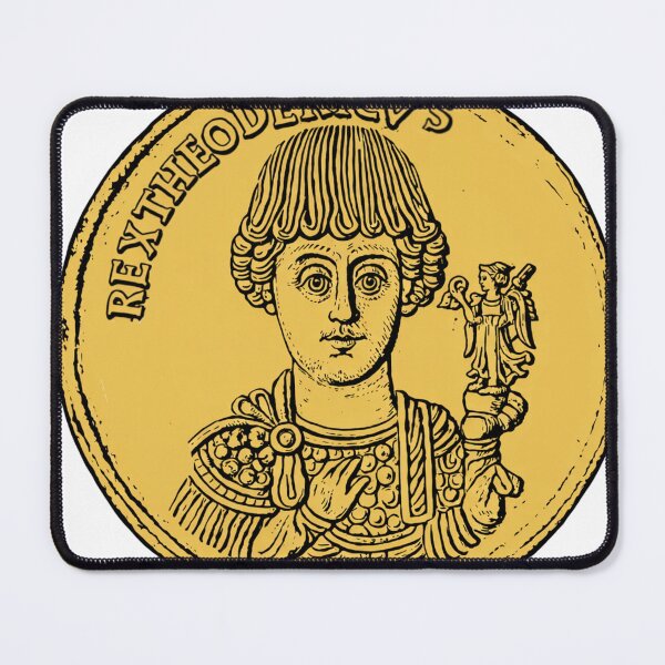 Item preview, Theodoric the Great Ostrogoth Coin | King of Italy Ancient Roman Empire Dark Age Medieval Coins designed and sold by Based History.