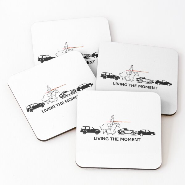 Item preview, Knight in Traffic – Living the Moment Funny Commuter Design designed and sold by ChiaraPagani.